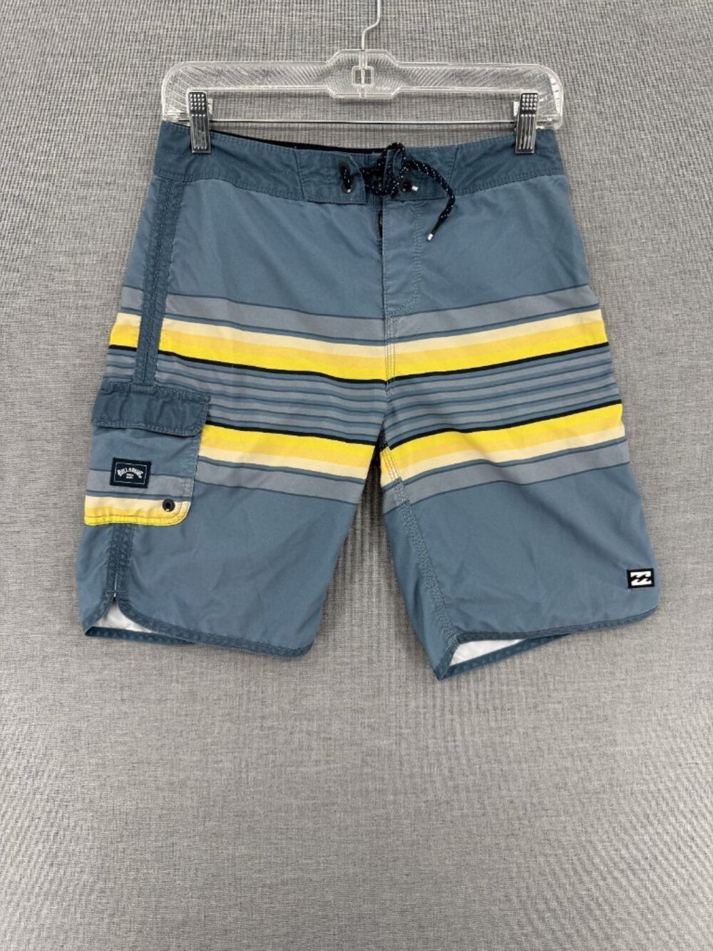 Billabong All Day Stripe Board Shorts Mens 28 9" Swim Trunks Drawstring Pocket